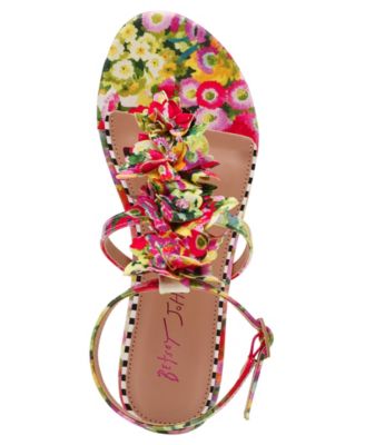 Women's Kenedy Floral Gladiator Round Toe Sandals