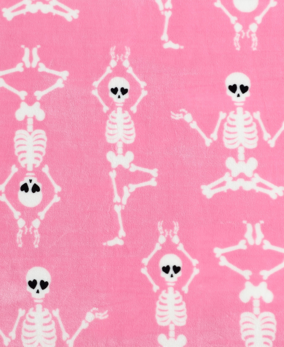 Betsey Johnson Halloween Printed Ultra Soft Plush Blanket, 70" X 50" In Purple