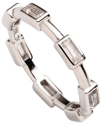 Lauren Ralph Lauren - Cubic Zirconia Sterling Silver Band Ring