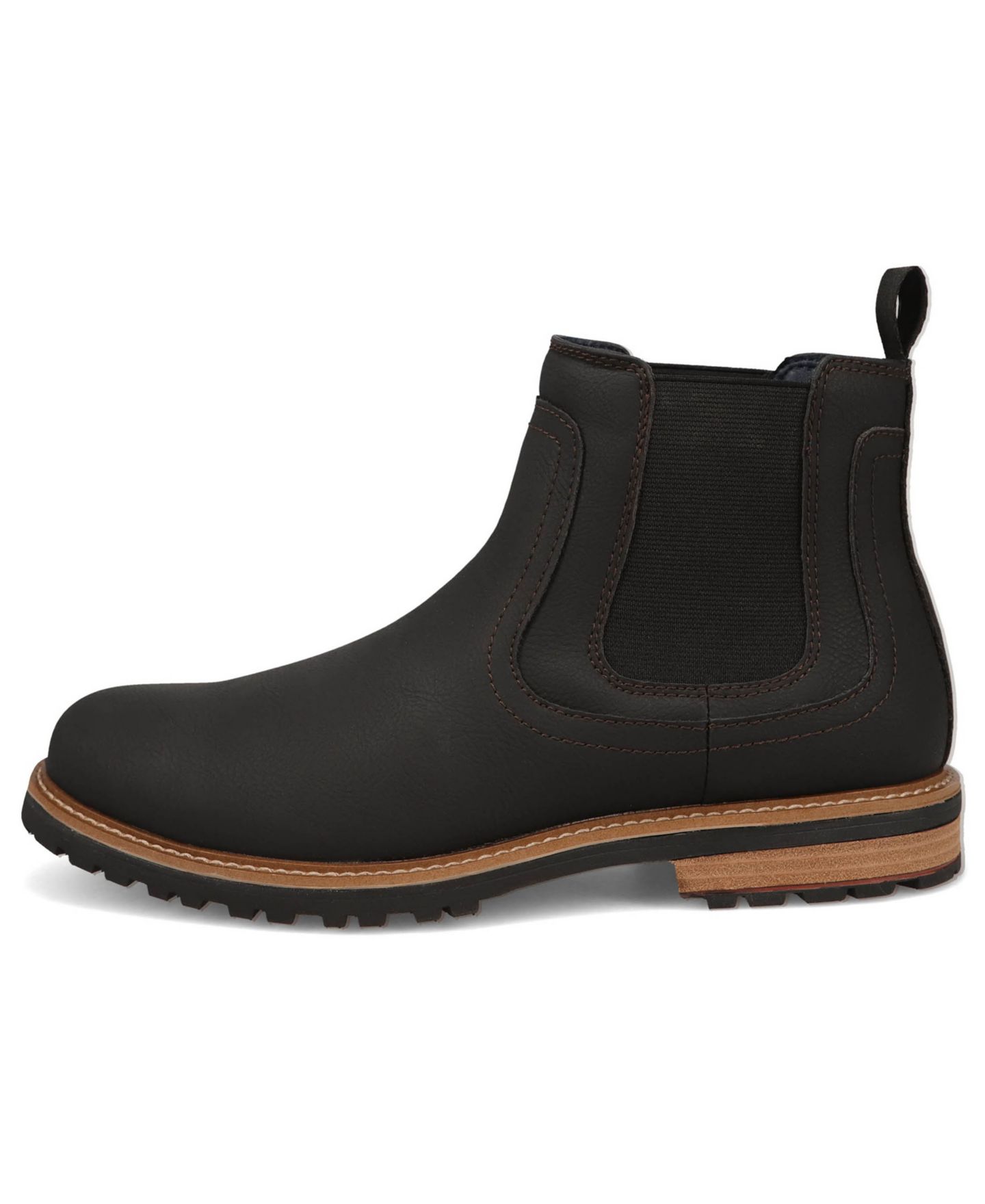Мужские ботинки Dockers Camden Rugged Pull-On Chelsea, цвет: Чёрный — фото 6