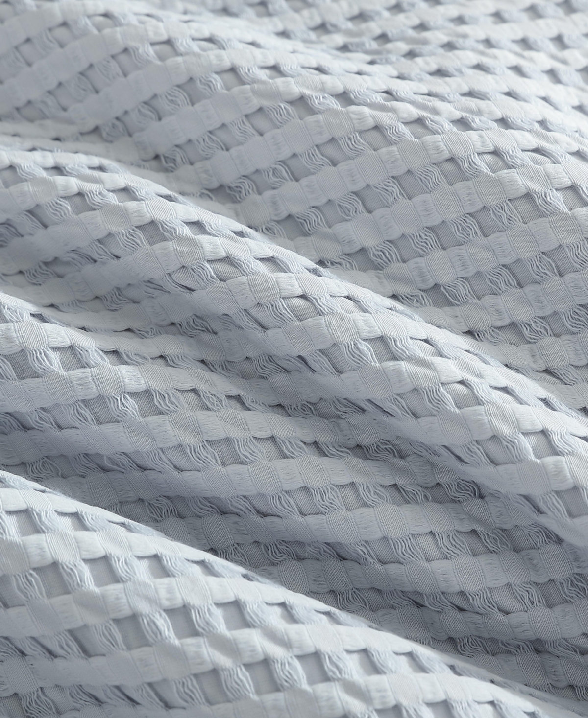 Kenneth Cole New York Solid Waffle 3-Pc. Duvet Cover Set