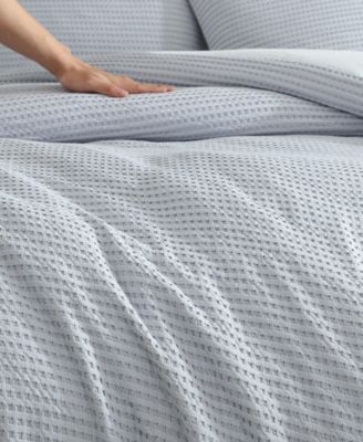 Solid Waffle 3-Pc. Comforter Set, Full/Queen