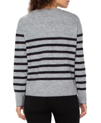 Petite Long Sleeve Crew Neck Sweater