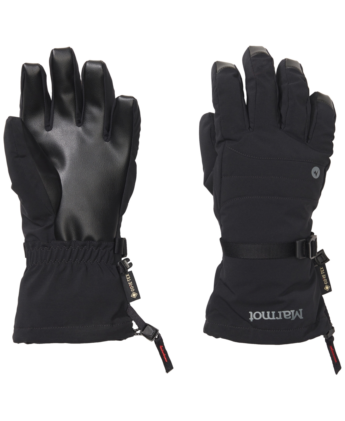 Marmot Women's Snoasis Bomber Shell Ski Gloves In Black