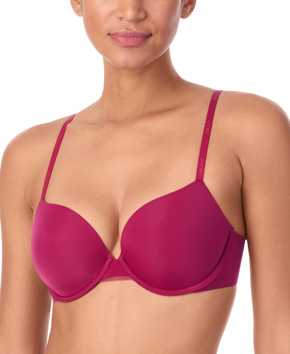 Dkny Underwire Convertible T-shirt Bra In Pink