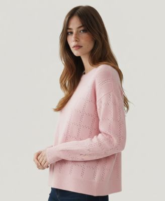Soft by Women's Cashmere Pointelle Sweater