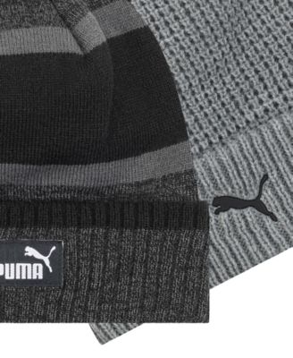 Men's 2-Pack Marled Cuff Beanie