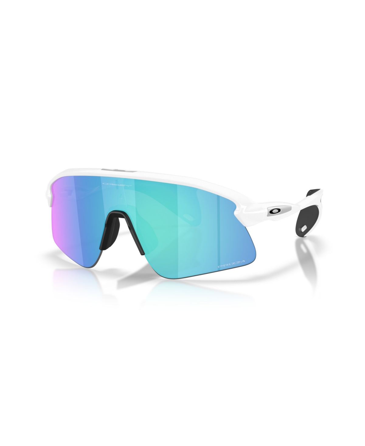 Oakley Unisex Rectangle Sunglasses, Stunt Devil Oo9517 In White