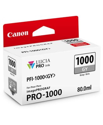 2 Pack PFI-1000GY Gray LUCIA PRO ink for imagePROGRAF PRO-1000