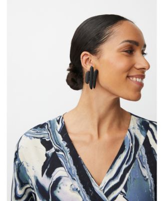 MaDaciana 3/4 Sleeve V-Neck Blouse