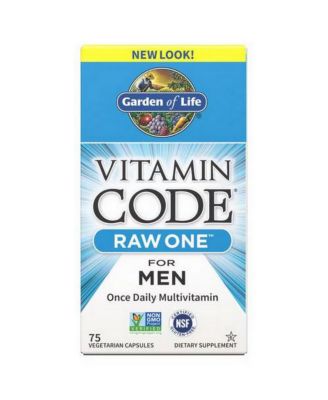 Garden of Life Vitamin Code ,Raw One for Men 75 Caps