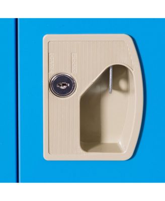 48'' Kid Locker Safe Storage Children Single Tier Metal Lockers Lock And Key