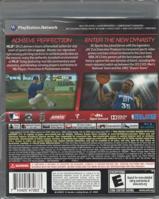 Take -Two Interactive MLB 2K13 - NBA 2K13 - PlayStation 3