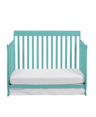  Vibrant Turquoise 4-in-1 Convertible Crib with Coastal-Inspired Design and Bed Conversion