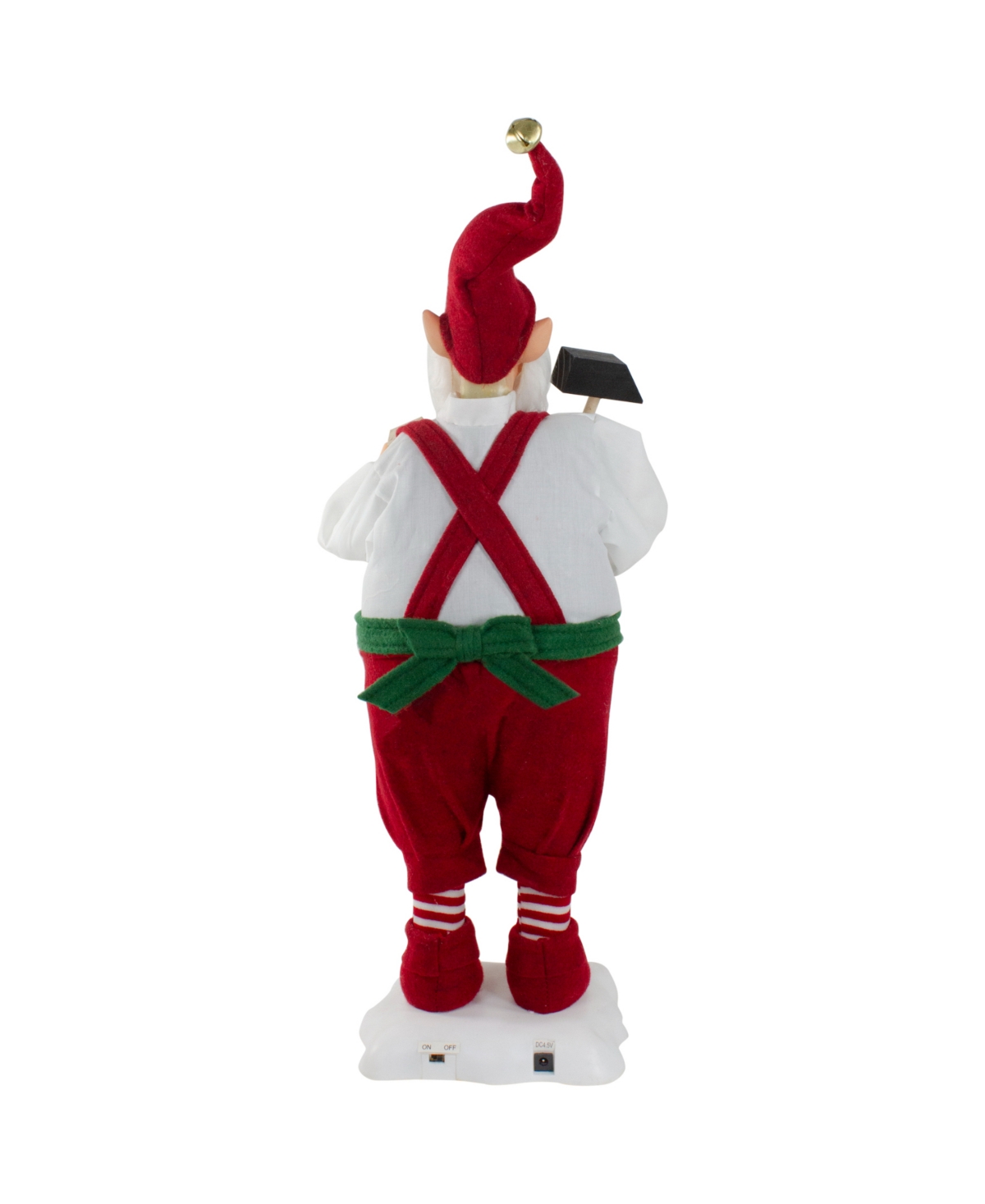Northlight 24" Santa's Workshop Elf Animated Standing Christmas Figure In Red