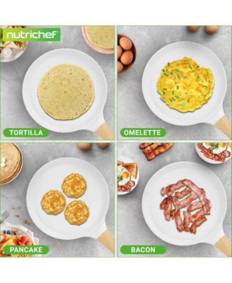 aluminum 11” Non-Stick Crepe Pan with Wooden Spreader (NCMKCP002411WT)