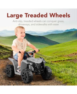 6V Kids Ride-On 4-Wheeler Quad ATV Car w/ 1.8mph Max Speed, Treaded Tires