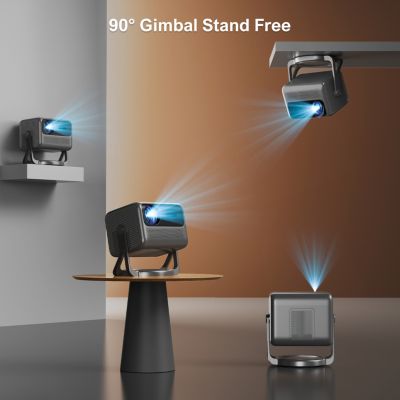 Nova C40 4K Smart Projector with Android TV 11.0, Netflix Certified, 600 ANSI Lumens, Dolby Audio, Dust-Proof Home Cinema Projector