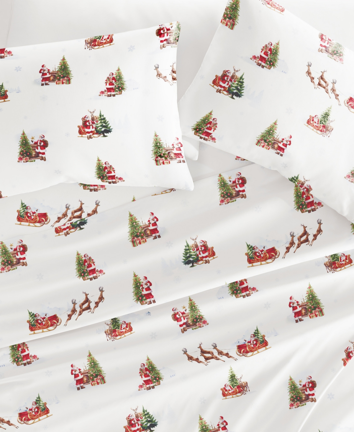 ienjoy Home Holiday Pattern 4-Pc. Sheet Set
