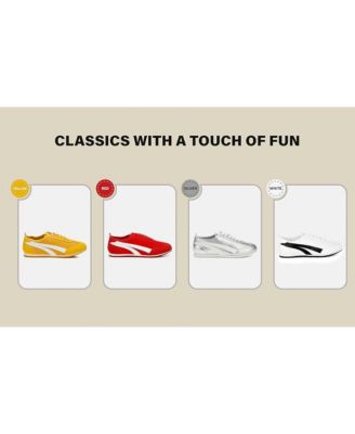 Womens Montek Faux Leather Lace-Up Sneakers