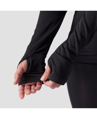 Women's Backcountry Pines Microgrid Ultra-Lt Baselayer Balaclava Top Lightweight Long Underwear Tops