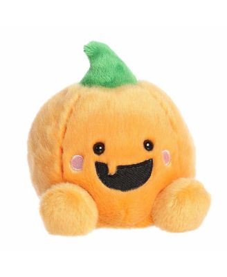 Mini Gourdon Jack O' Lantern Palm Pals Spooky Plush Toy Orange 5"