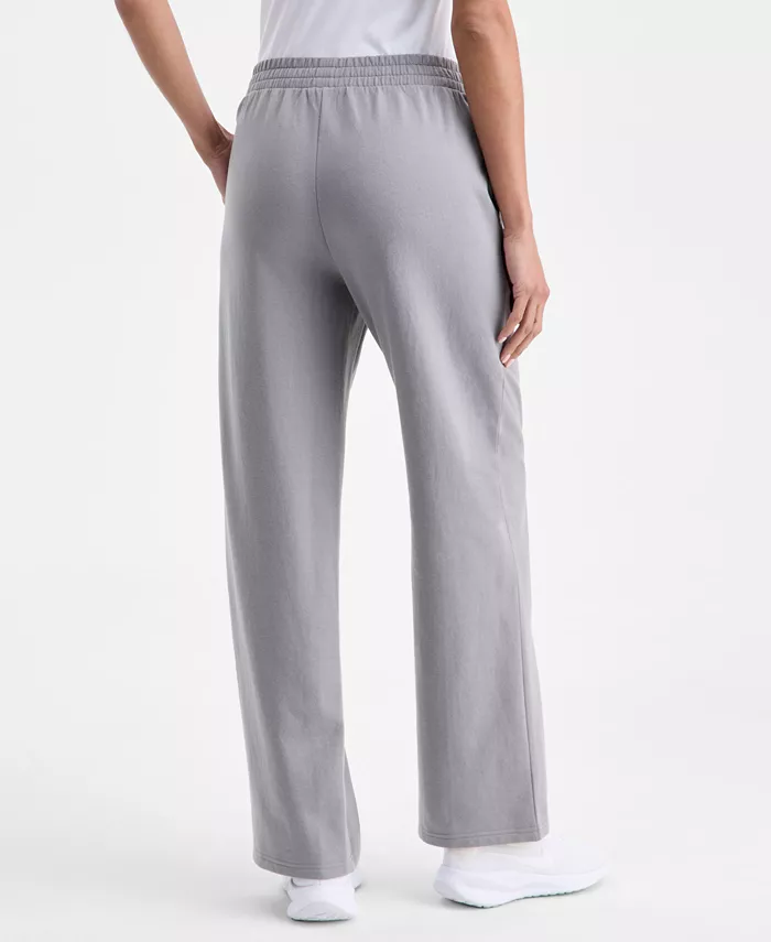Women's Piping-Trim Fleece Pull-On Pants - thumbnail 2
