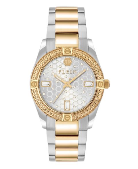Женские часы Philipp Plein Two Tone Stainless Steel Watch, 36mm