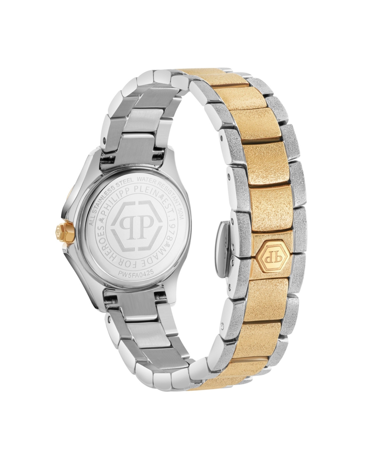 Philipp Plein Women's Two Tone Stainless Steel Watch, 23mm