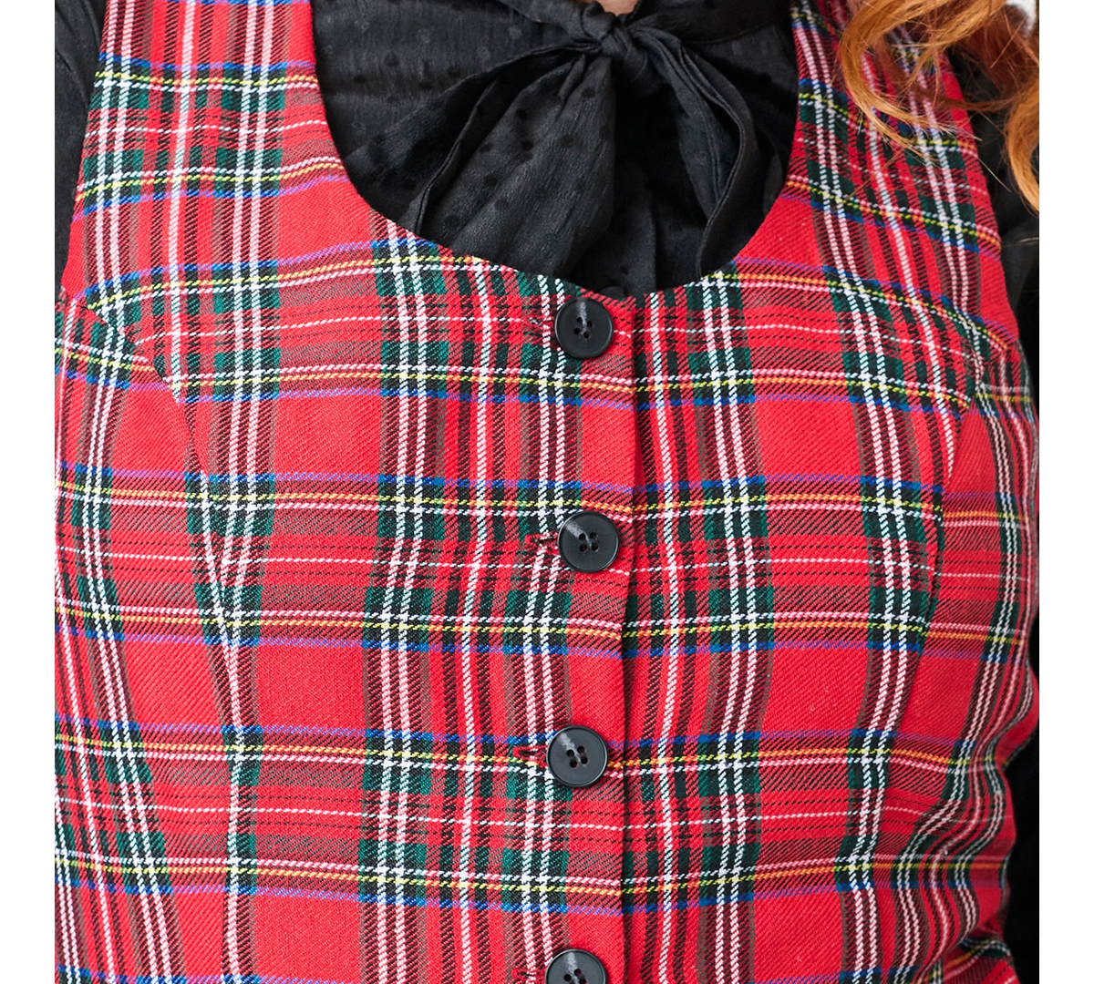 Smak Parlour Plus Size 1960s Scoop Neck Vest