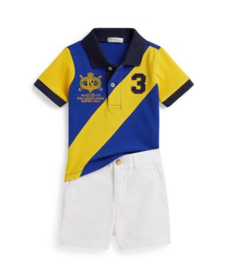 Polo Ralph Lauren - Baby Boys 2-Piece Short-Sleeve Polo Shirt and Shorts Set