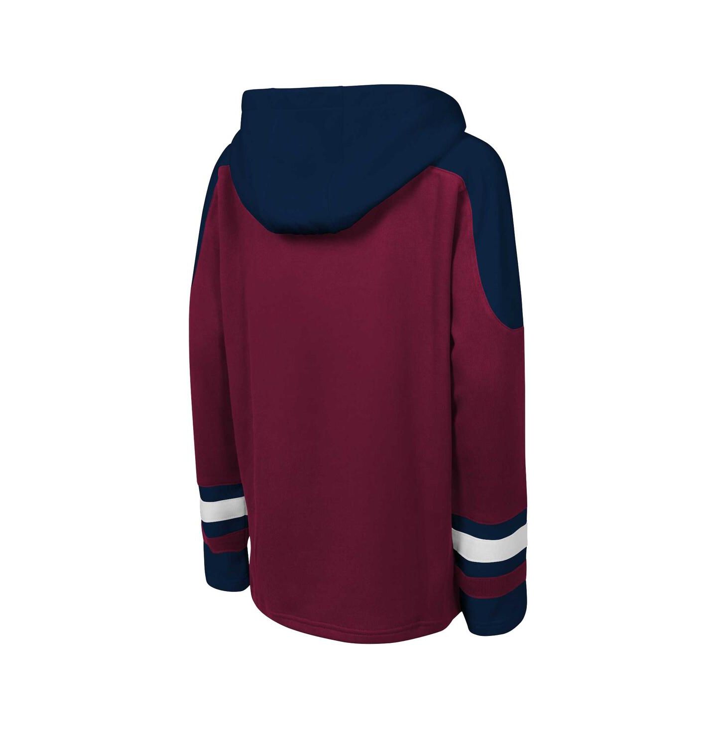 Детское худи Outerstuff Burgundy Colorado Avalanche Must Have Home V-Neck Pullover — фото 3