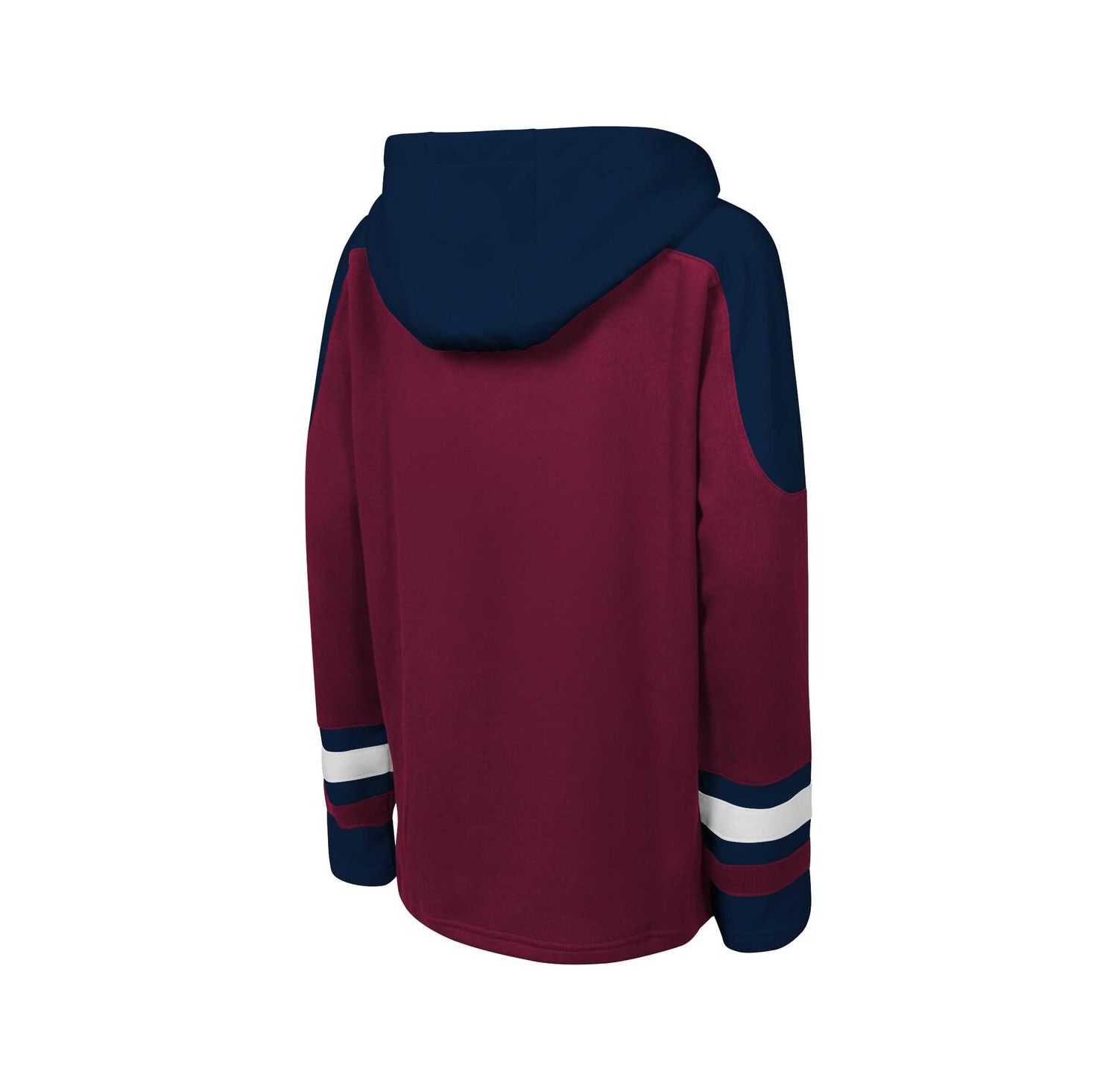 Big Boys and Girls Burgundy Colorado Avalanche Must Have Home V-Neck Pullover Hoodie