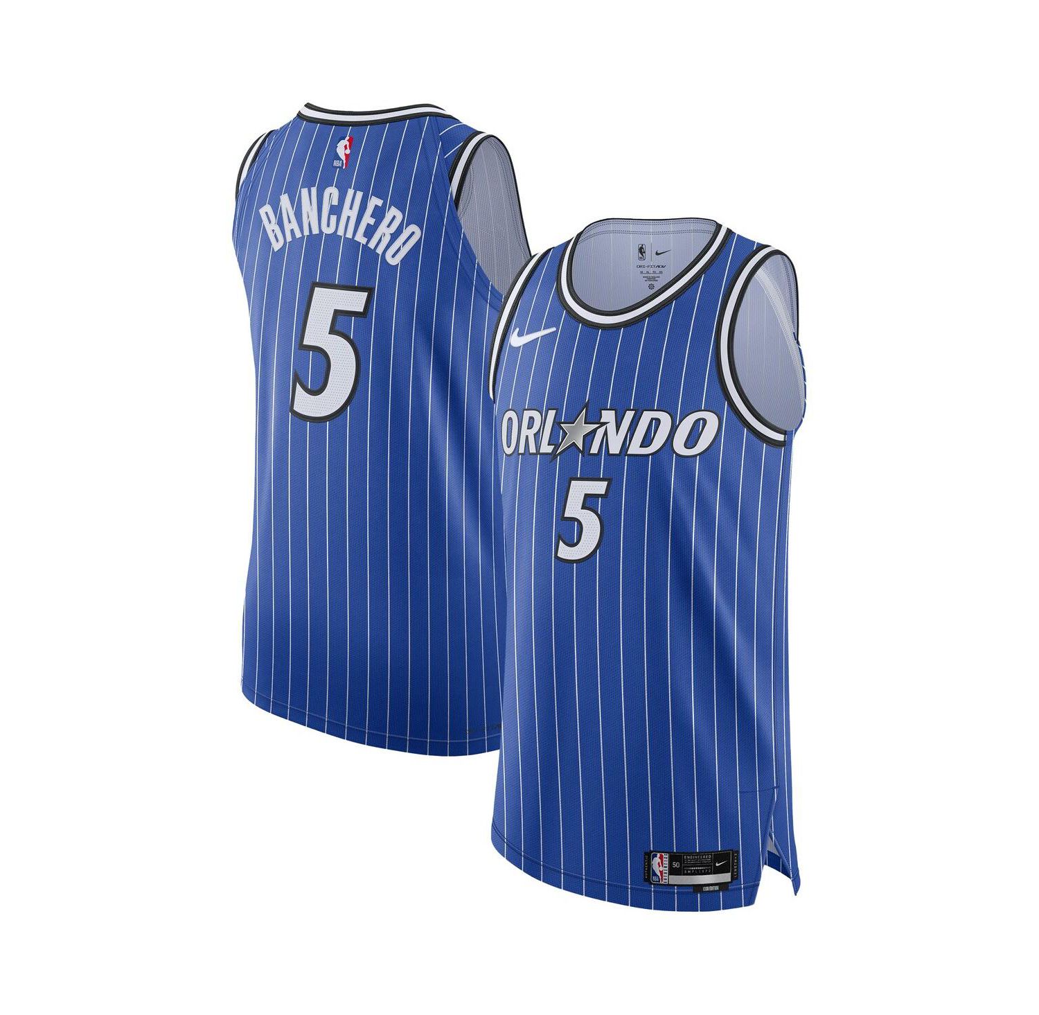 Men's Paolo Banchero Blue Orlando Magic Authentic Player Icon Edition Jersey