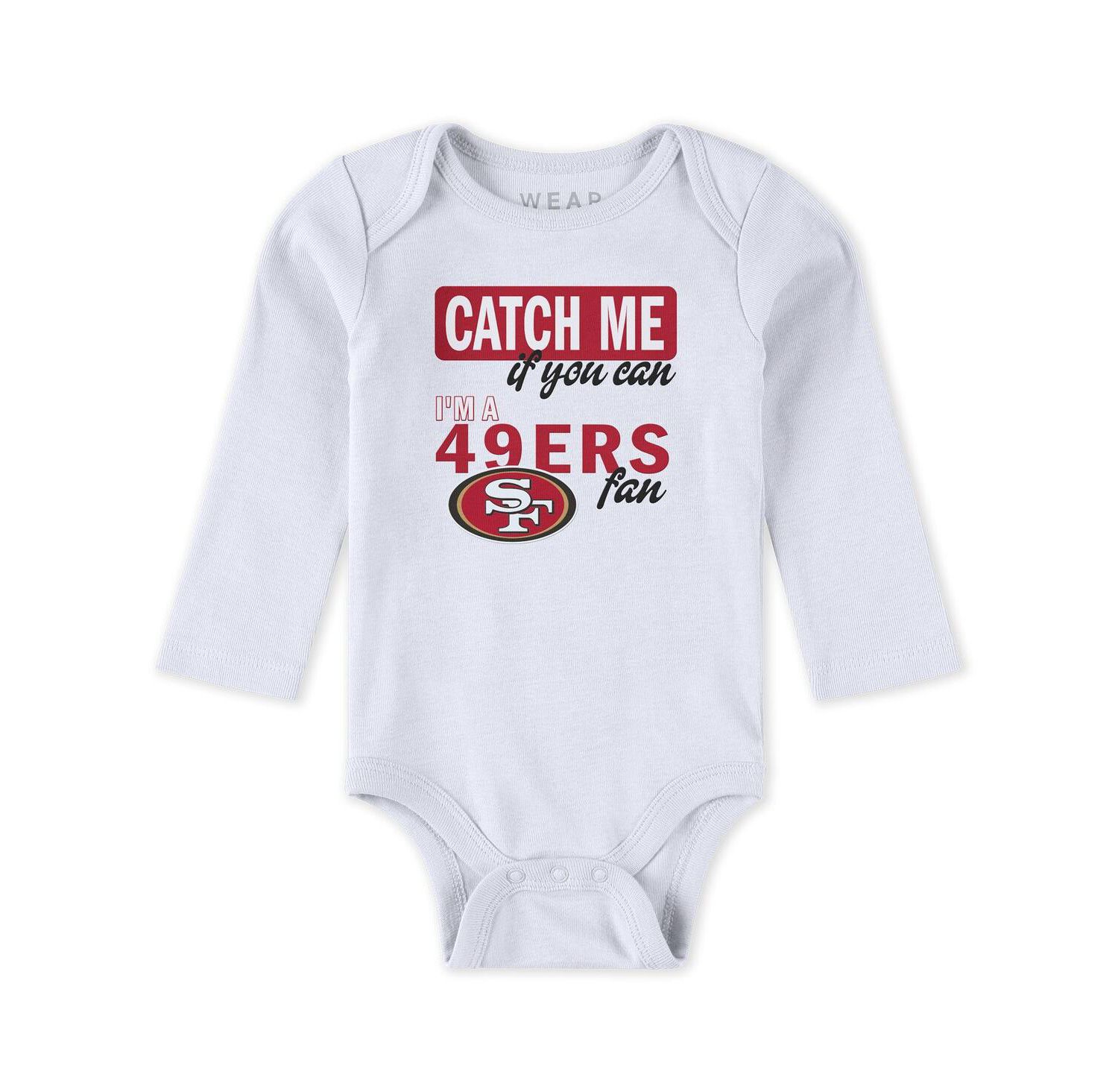 Baby Boys and Girls Newborn 3-Piece San Francisco 49ers Turn Me Around Bodysuits and Pant Set