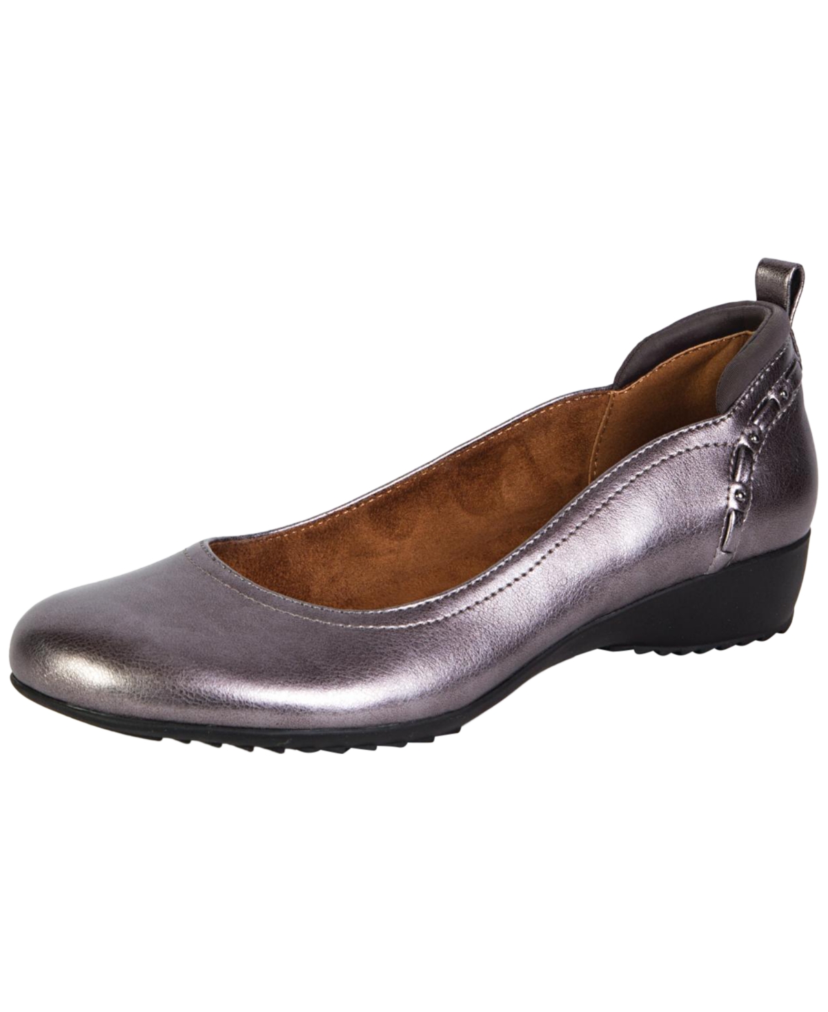 Jbu Women's Vivian Round Toe Flats In Gray