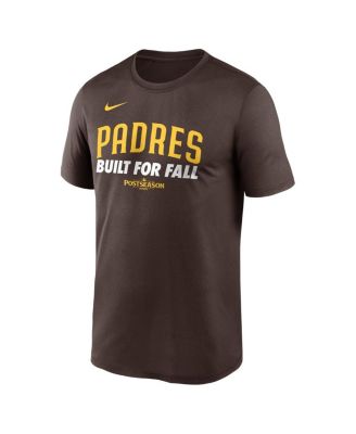 Men's Brown San Diego Padres 2025 MLB Postseason Authentic Collection Legend Dri-FIT T-Shirt