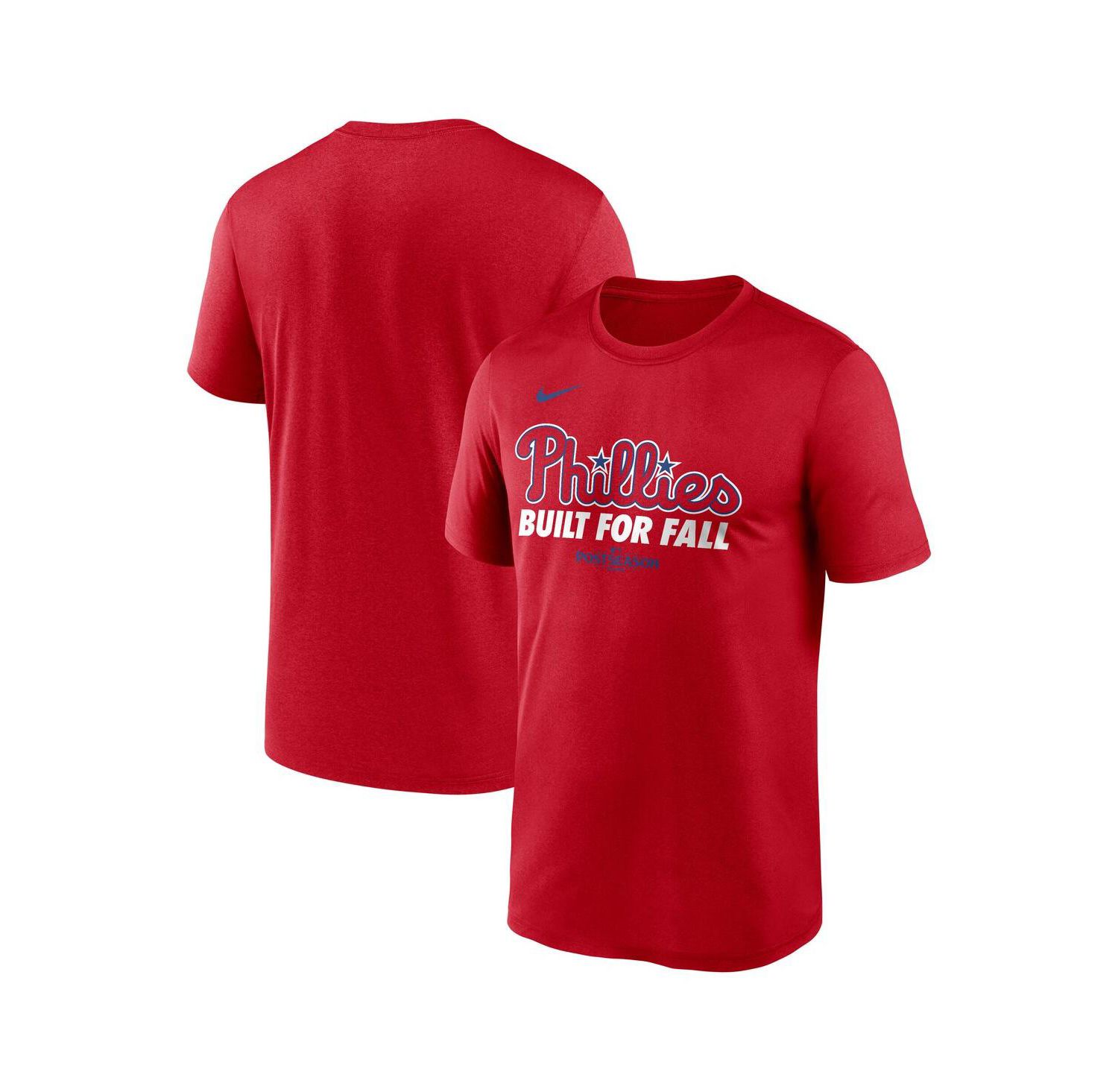 Men's Red Philadelphia Phillies 2025 MLB Postseason Authentic Collection Legend Dri-FIT T-Shirt
