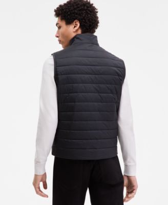 Men's Barvino2435 Slim-Fit Quilted Full-Zip Liner Vest
