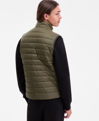 Men's Barvino2435 Slim-Fit Quilted Full-Zip Liner Vest