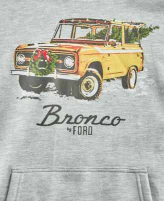 Men's Christmas Bronco Graphic Hoodie, Macy's Exclusive