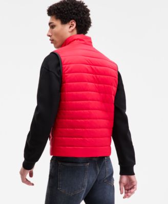 Men's Barvino2435 Slim-Fit Quilted Full-Zip Liner Vest