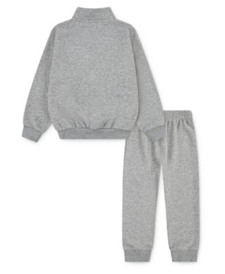 Boy Toddler 2T-4T Logo Detail Sweatshirt and Jogger Pants, 2-Piece Set