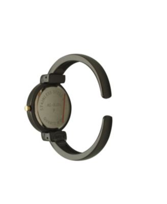 Gunmetal Thin Metal Bangle Watch