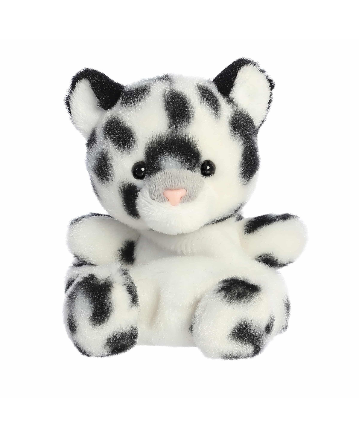 Aurora Mini Kaia Snow Leopard Palm Pals Adorable Plush Toy White 5"
