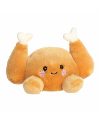 Mini Wishbone Turkey Palm Pals Savory Plush Toy Brown 4.5"