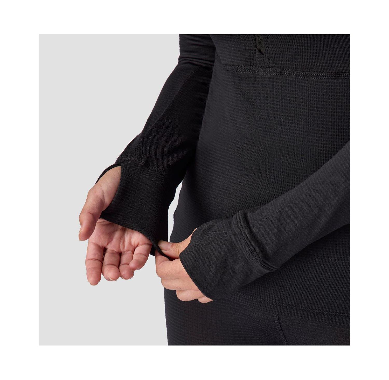 Women's Pines Microgrid Ultra-Lt Baselayer 1/4-Zip Top Lightweight Long Underwear Tops