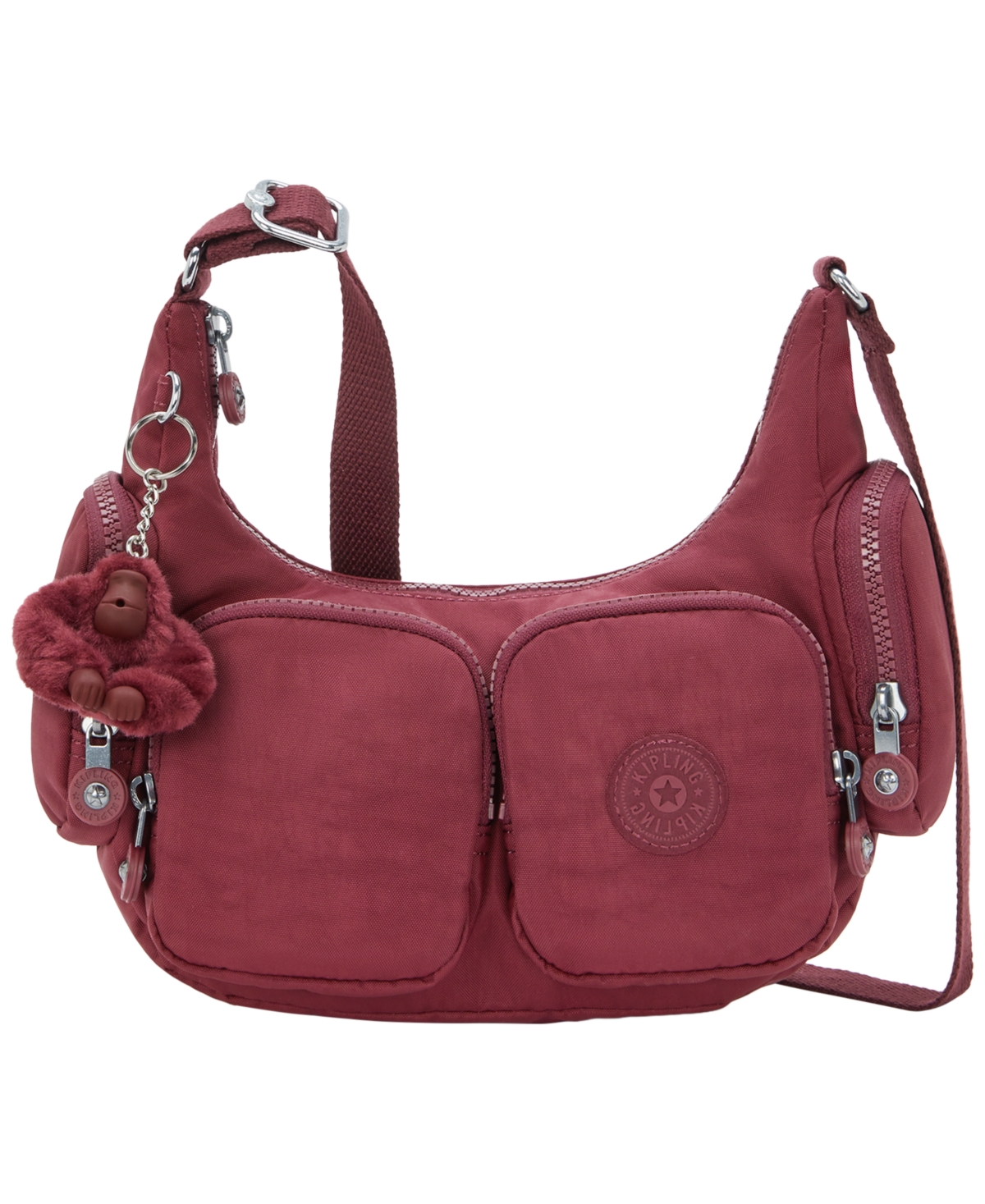 Kipling Women's Rikka Shoulder Bag In Burgundy