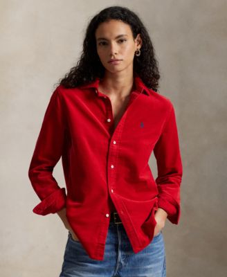 Women's Classic-Fit Cotton Corduroy Shirt