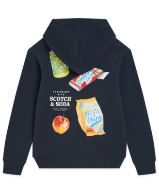 Boys' Toddler 4T-7 Long-Sleeve Graphic Fleece Hoodie